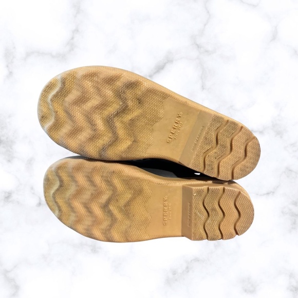 Sperry Port Duck Boot - Kids/Boy- Size 1M- Brown/Navy - Picture 2 of 6